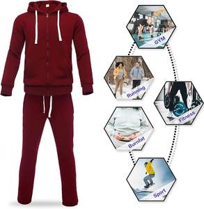 Sudadera con capucha transpirable Eco-Friendly Impreso Patrón sólido Invierno Peso pesado SWEATSUIT Técnica de diamantes de imitación Ligero - Product Image 3