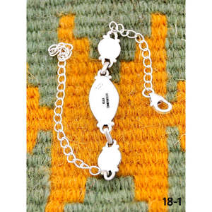 Bracelet artisanal du Southwest en turquoise Golden Hills et argent sterling, objet de collection culturelle - Product Image 4