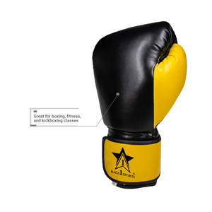 Gants de boxe en cuir de vachette personnalisés Gants de boxe personnalisés Gants de kick de MMA professionnels - Product Image 2