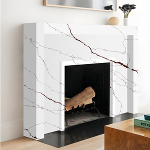 Giá bất ngờ <span class=keywords><strong>Granite</strong></span>-Look Bộ sưu tập Trắng calacatta đá cẩm thạch Đá Nhân Tạo Bảng điều khiển Quartz <span class=keywords><strong>slab</strong></span> cho gạch lát sàn bàn - Product Image 6