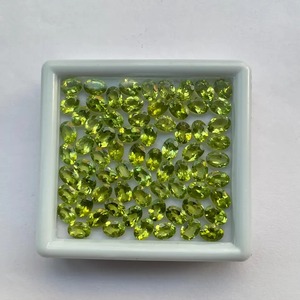 Peridoto Verde Natural, Piedras Preciosas Sueltas, Certificadas por Terceros, Corte Ovalado 7x5 mm, 0.8-1.5 Quilates, para Joyería, Piedra de Nacimiento de Agosto - Product Image 2