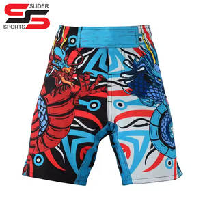 Short de boxe Mma pour hommes Short de boxe à taille élastique pour art martial sublimé - Product Image 6
