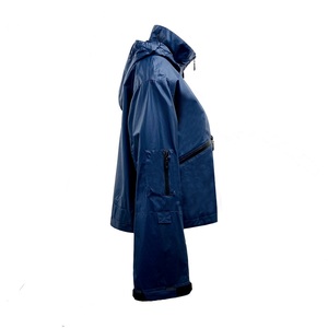 ¡Novedad de 2023! Chaqueta Bomber de tela brillante recubierta para mujer, Primavera Verano, transpirable, impermeable, con botones de algodón - Product Image 2