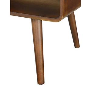 Wholesale Modern Rustic Handcrafted Solid Wood <b>Side</b> <b>Table</b> with <b>Storage</b> Shelf for Living Room Bedroom and Office - Product Image 5