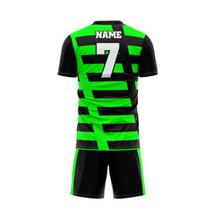 Conjunto de uniforme de fútbol sublimado de diseño personalizado OEM uniforme de adulto transpirable 100% tela de poliéster logotipo personalizado - Product Image 4