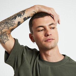 Derniers t-shirts pour hommes T-shirt imprimé élégant et décent pour adultes à bas prix T-shirt 100% coton pour hommes - Product Image 5