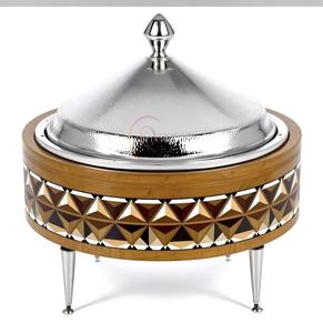 Casserole moderne classique en acier inoxydable pour la cuisine et la table à manger |   Aspect élégant, pratique, rétention de la chaleur, antiadhésif, durable - Product Image 1