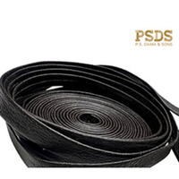 Cordon en cuir plat 0,5 mm - 1,5 mm, fabricant de haute qualité, excellente résistance à l'usure, à la lumière et à la transpiration, PSD