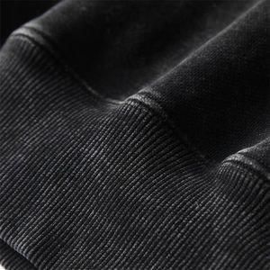 Custom Baggy O-cuello Casual Lavado ácido de alta calidad Sweartshirt Algodón French Terry Stone Wash Sudaderas de manga larga - Product Image 5