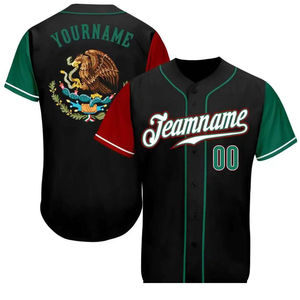 Vente en gros de maillots de baseball américains de haute qualité unisexe impression par sublimation personnalisée respirant séchage rapide antibactérien 100% - Product Image 6