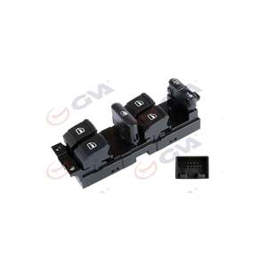 สวิตช์เปิดหน้าต่างด้านซ้ายสำหรับกอล์ฟ IV สำหรับปุ่มล็อคกลางสี่ทางของพาสต้าสวิตช์อัตโนมัติ - Product Image 1