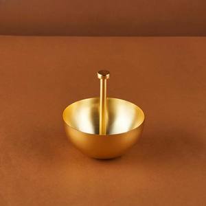 Design arabe le plus vendu Dates Chocolats Bol de service Bol en métal jetable avec finition argent Ramadan Style Moyen-Orient - Product Image 5