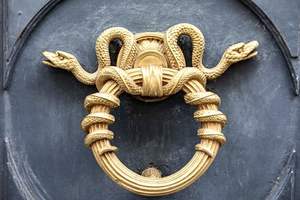 Sonnette de porte au design luxueux, élégante et décorative, idéale pour les villas, les bungalows et les cadeaux, en provenance d'Inde - Product Image 3