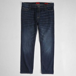 กางเกงยีนส์สำหรับผู้ชายทรงตรงเข้ารูปปกติกางเกงยีนส์ผ้าเดนิมลำลองสำหรับผู้ชาย - Product Image 1