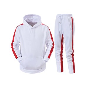 Survêtement deux pièces pour hommes pour la salle de sport, vêtements décontractés et exercice avec veste à manches longues et pantalon de jogging fuselé - Product Image 5