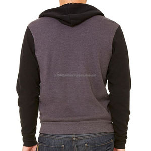 Sweatshirts à capuche avec fermeture éclair pour hommes fabriqués sur mesure de haute qualité Sweatshirts à capuche avec fermeture éclair Sportwear OEM Sweats à capuche avec logo personnalisé - Product Image 6