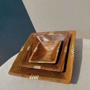 Ensemble de 3 plateaux de service en émail de luxe imprimés, faits à la main, décoratifs, pour la salle à manger, la cuisine et la table à domicile - Product Image 6