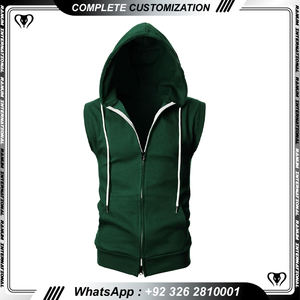 Premium Quality Gym <b>Sleeveless</b> <b>Hoodie</b> Workout Hooded Tank Tops Quick Dry Vest <b>Sleeveless</b> Hoodies - Product Image 6