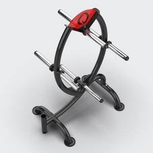 QLI QWPR37 Heavy Duty <b>Weight</b> <b>Rack</b> Round Plate Storage System for Organized Gym Space Workout Tools and Strength Accessories - Product Image 3