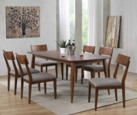 Moderner Luxus Massivholz Teakholz Geschnitzter Kommerzieller Esstisch 6 Stühle Restaurant-Möbel Faltbar Langlebig Umweltfreundlich Einfach