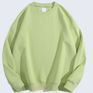 Sudaderas Gruesas de Algodón, Sudaderas de Cuello Redondo de Felpa, Color Sólido Teñido, Precio Bajo, Personalizadas, Suaves y Cómodas - Product Image 3