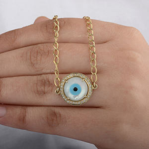 Indian Manufacture New Design14k <b>Solid</b> <b>Gold</b> Bracelet Handmade Bracelets for Women - Product Image 5