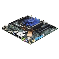Carte mère industrielle Mini ITX QM1200 pour processeur Intel HX de 12e/13e/14e génération HM770 4K PCIE 4.0 X16 pour l'IA, l'inférence à l'extrémité et les enregistreurs vidéo réseau (NVR)