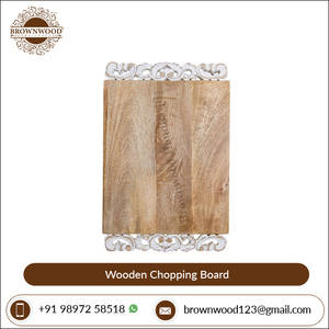 Planche à découper décorative en bois de manguier massif sculptée à la main Dernière nouvelle conception au prix de fabrication d'usine Vente en gros - Product Image 3