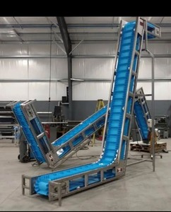 2025 produits chauds Z Type convoyeur incliné à bande modulaire pour le transfert de nourriture nouveaux taquets parois latérales pour usine de fabrication - Product Image 5