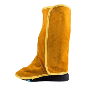 หนังวัวแยกหนังทํางานยามเชื่อมขาเชื่อมผ้าคลุมเท้าสําหรับขายยามเชื่อมขาเพื่อการป้องกัน - Product Image 5