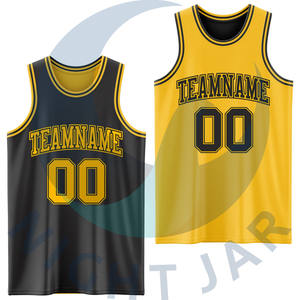 Meilleure qualité réversible personnalisé grande taille basket-ball uniforme ensemble conception respirante OEM fournisseur pour la vente en gros vêtements de basket-ball - Product Image 4