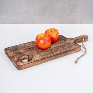 Planche à découper de grande qualité à prix raisonnable, poignée en bois en forme de cœur, planche décorative de 50 cm, assiette décorative, décoration de table - Product Image 3