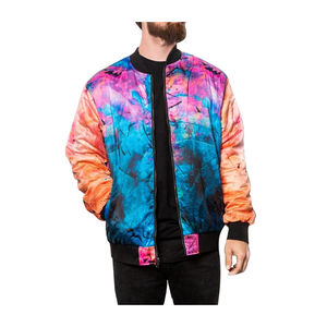 Veste bomber de haute qualité à fermeture éclair tendance de style urbain premium personnalisée par sublimation à la mode pour hommes - Product Image 6