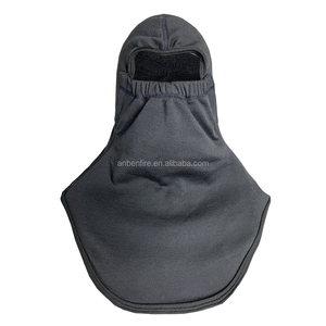 Balaclava noire ignifuge avec logo personnalisé, marque, pour homme, pour la tête, la soudure, les pompiers, le travail, la chasse, la sécurité - Product Image 2