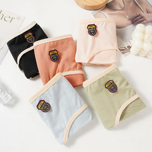 Factory Supply Womens Bamboo Cotton <b>Briefs</b> Mid Rise Ultra Soft Lightweight Breathable Casual Underwear For Bulk Orders - Product Image 2