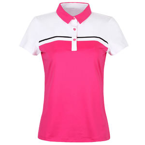 Polo de mujer de último estilo a la moda, Polo de manga corta de secado rápido para fitness, ropa informal para exteriores, venta al por mayor, Polo de mujer - Product Image 5