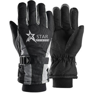 Hot Sale Cowhide Leather Waterproof Windproof Safety Snow Snowboard and Mountaineer Winter Ski <b>Gloves</b> Mitten <b>for</b> <b>Men</b> and Women - Product Image 4