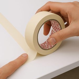 30 rotoli di nastro adesivo 30mm X 50m di produzione italiana per mascheratura e pittura - Product Image 3