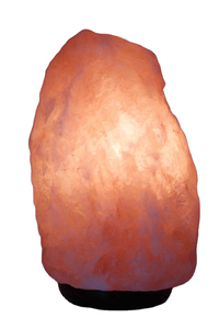 Lámparas de sal rosa del Himalaya hechas a mano de 2-3Kg de calidad superior con base de madera tallada Artesanías naturales - Product Image 4