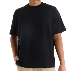 Nueva moda Unisex al por mayor camisetas de alta calidad de gran tamaño camiseta suave de algodón liso para hombres 2026 - Product Image 3