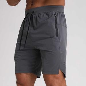 Séchage rapide entraînement Jogging Gym Fitness Sport taille élastique solide court athlétique hommes Shorts de course - Product Image 1