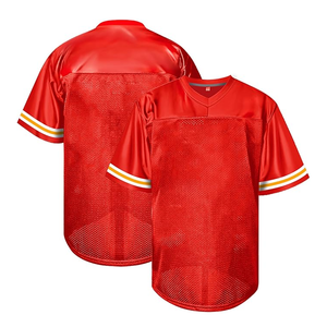 ชุดกีฬาผู้ชายเสื้อทีมอเมริกันฟุตบอลเสื้อเจอร์ซีย์พิมพ์ชื่อและหมายเลข - Product Image 1