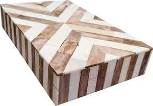 Joyero de madera con incrustaciones de hueso de diseño único hecho a mano de alta calidad, venta al por mayor, forma rectangular, calidad asegurada - Product Image 4