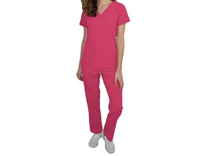 2026 Comfortable Polyester/Spandex Hospital <b>Scrub</b> Sets Medical Men Women <b>Nursing</b> <b>Scrubs</b> Customizable Men Women Tops <b>Scrubs</b> - Product Image 3