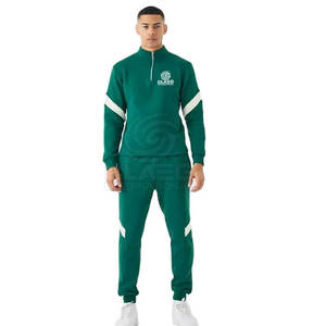 Conjuntos de chándales con cremallera de cuarto de precio bajo Diseño DE SERVICIOS OEM Chándales casuales de hombre hechos a medida - Product Image 1
