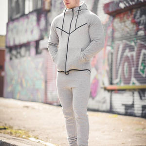 Pull à capuche pour hommes survêtement basique polaire sweats à capuche et pantalons de survêtement ensemble hommes survêtement ensemble en gros survêtement vêtements de sport - Product Image 5