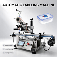 Machine d'étiquetage automatique de bureau pour étiquettes plates, applicateur d'étiquettes pour boîtes et cartes