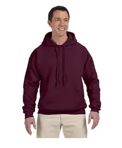 Großhandel Heavyweight Overs ized Custom Logo Hoodies Maroon Farbe Baumwolle Fleece Plain Blank Herren Overs ized Heavy Pullover Hoodie