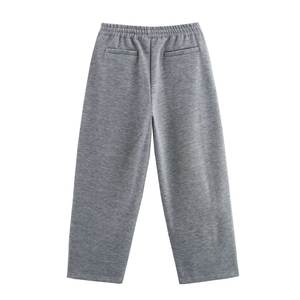 Pantalones de chándal informales de pierna ancha y recta para hombre y mujer, pantalones en blanco de varios colores con los últimos diseños personalizados al por mayor de OEM - Product Image 2