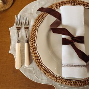 High Quality Eco-Friendly Natural <b>Rattan</b> Charger <b>Placemat</b> Modern Woven Mat Custom Size Available for Dining Kitchen Table Use - Product Image 3